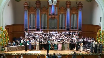The 144<sup>th</sup> Graduation Ceremony of the Moscow Conservatory. The Singing of <i>Gaudeamus</i>