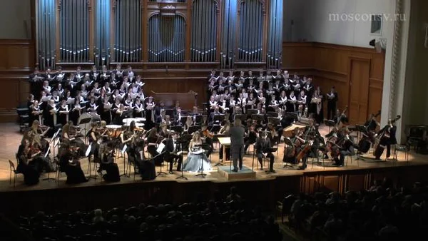 Joseph Haydn. Choir "Ach! das Ungewitter nah`t. Hilf uns, Himmel!" from "The Seasons"