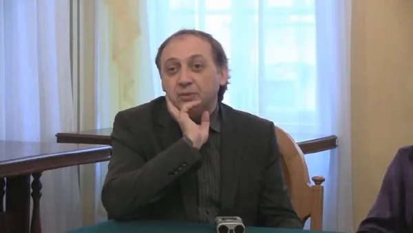 Press conference about the competition for the composing of music for the ballet Chaplin. Vladimir Tarnopolsky