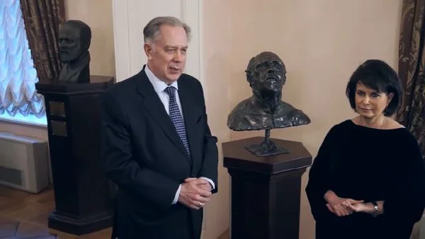 The Ceremony of donating the bust of Mstislav Rostropovich to the Moscow Conservatory