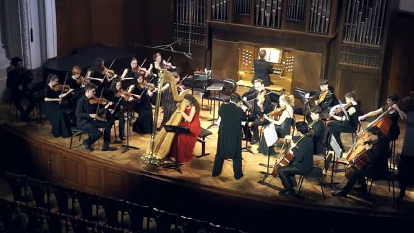 Vladimir Tsybin. Concerto for harp, string orchestra and organ (reconstruction of Valery Kikta)