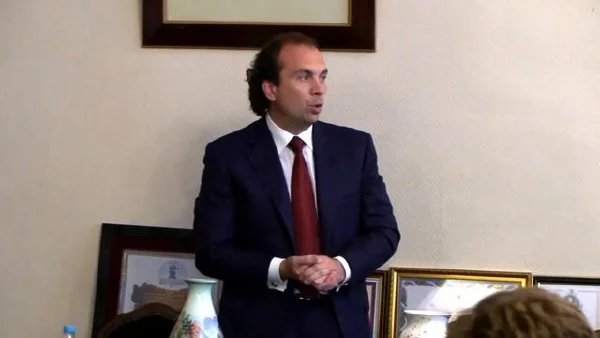 A. Semenyachenko Speaks at the Moscow Conservatory