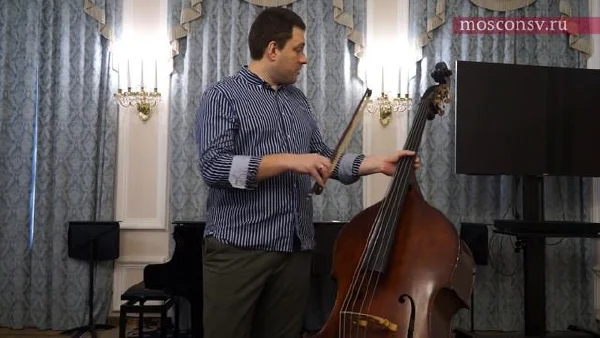 Grigory Krotenko Speaking on Today’s Double-bass Performance Techniques
