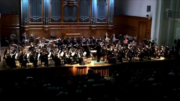 The Youth Symphony Orchestra of Russia and Belarus. Conductor Andrey Ivanov