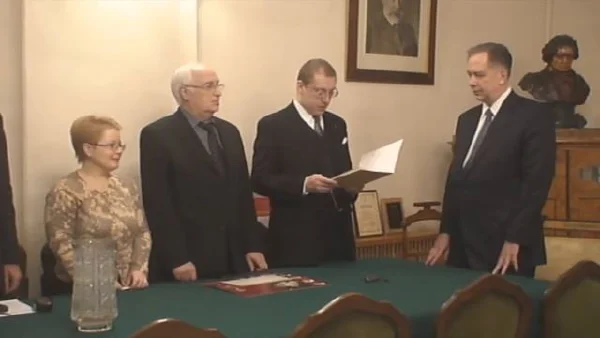 Rector Alexander Sokolov Receiving the Gratitude from Russia’s Imperial Family