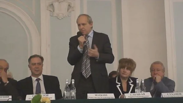 Prof. Konstantin Zenkin at the Signing of a Cooperation Agreement with Lomonosov Moscow University
