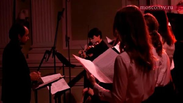 Pēteris Vasks. <i>Plainscapes</i> for mixed choir, violin and cello (2002): a fragment