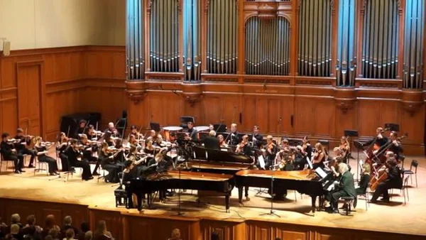 Mozart. Concerto No. 7 in F major for three pianos and orchestra, KV 242