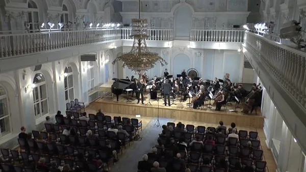Фарадж Караев. Концерт для оркестра и скрипки соло (2004). Фрагмент
