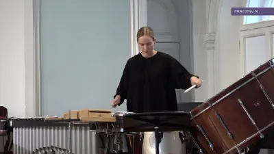 Yannis Xenakis (1922–2001). <i>Rebonds ‘B’</i>. Performed by Matryona Sokolova