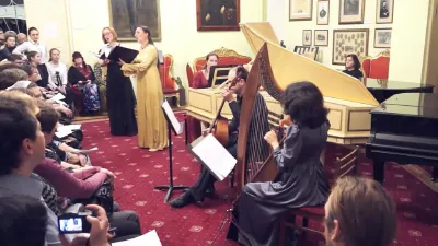 C. Monteverdi. «Zefiro torna e di soavi accenti» («Scherzi musicali», 1632)