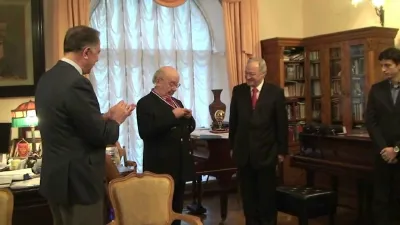 Gennady Rozhdestvensky Is Awarded with a Medal