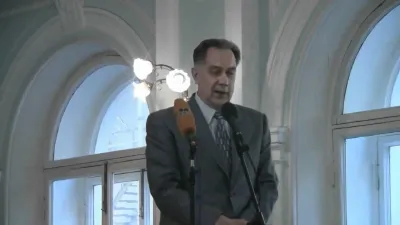 Alexander Sokolov Is Speaking at the Ceremonial Meeting on 1 September 2010