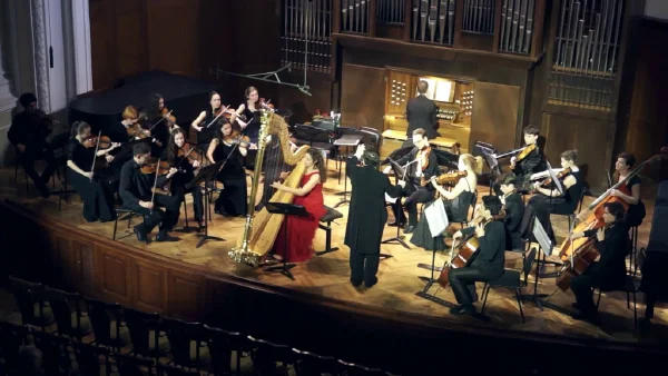 Vladimir Tsybin. Concerto for harp, string orchestra and organ (reconstruction of Valery Kikta)