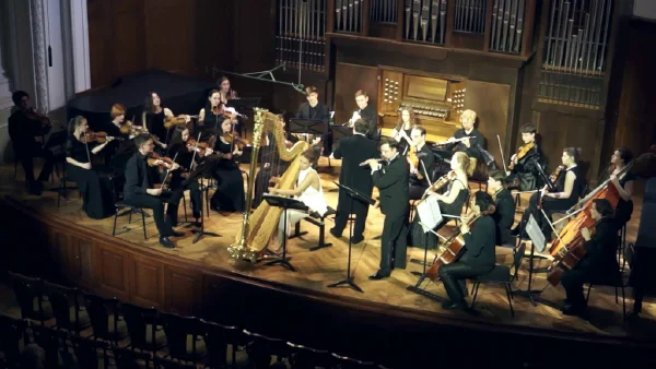 W. A. Mozart. Concerto for Flute and Harp in C Major, KV 299