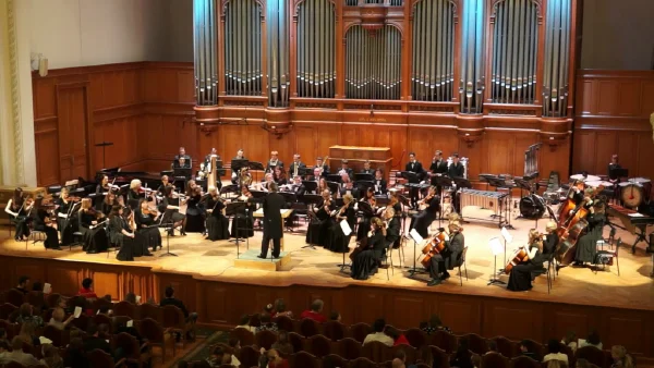 A potpourri on the themes of the wartime songs performed by the Orchestra of the Moscow Conservatory Opera Theater