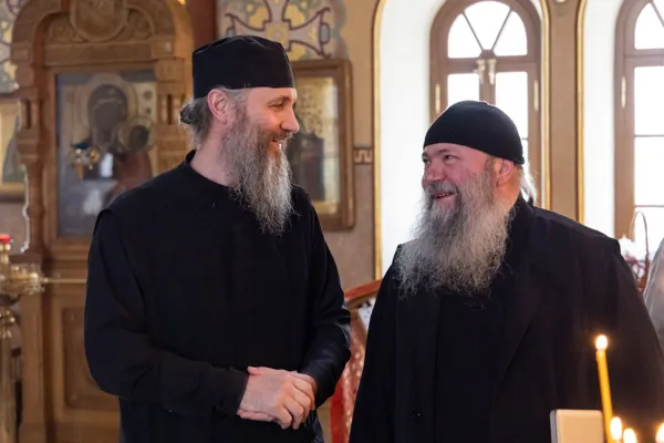 Встреча в подворье Валаамского монастыря