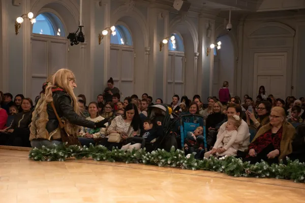 На премьере новогодней оперы-сказки Агафонникова «Морозко» в Рахманиновском зале.
