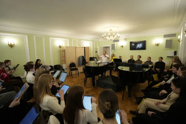 Репетиция Камерного хора консерватории