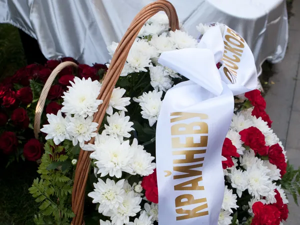На открытии памятника народному артисту СССР, пианисту Владимиру Всеволодовичу Крайневу (1944 - 2011 гг).