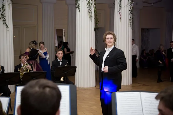Выступление Brass-ансамбля Московской консерватории под управлением Я. Белякова.