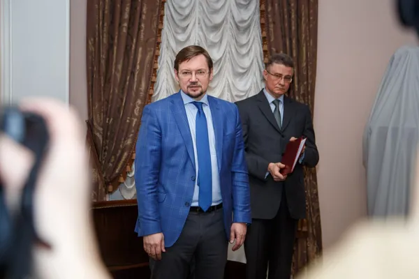 Выступает заместитель министра культуры Российской Федерации Александр Владимирович Журавский.