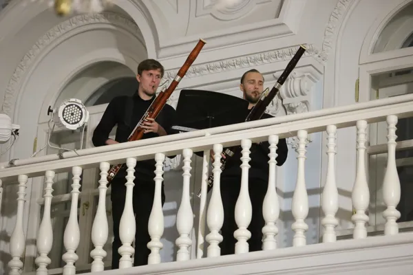А. Ровнер. «Поздравление для В.С. Попова». Исполняет Ансамбль фаготистов класса проф. В.С. Попова