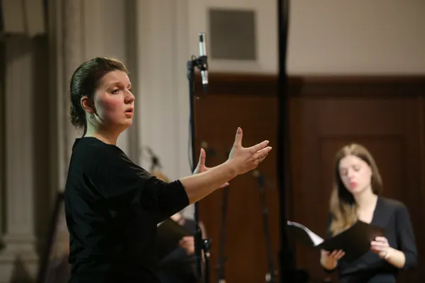 Художественный руководитель и дирижёр хора «Canticum Festum» Любовь Шангина