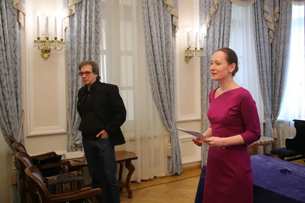 Вступительное слово кандидата искусствоведения, доцента кафедры истории русской музыки Елены Евгеньевны Потяркиной