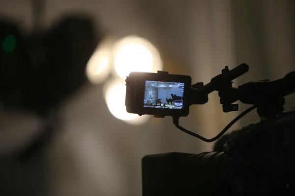 Съёмку ведёт Телевидение Московской консерватории