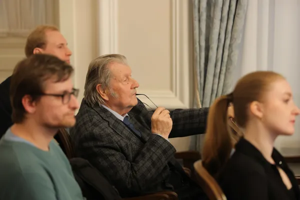 На презентации коллективной монографии «Стиль Рахманинова», к 150-летию со дня рождения, в Конференц-зале Московской консерватории 18 апреля 2023 года