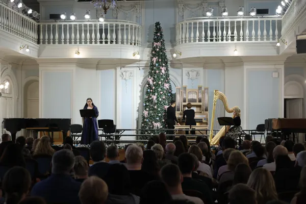 Ф. Лист. Псалом Nº23 для сопрано, арфы и органа, S 15. Исполняют Ефорсинья Мурашкина (сопрано), Анастасия Черток (орган), Мария Федорова (арфа)