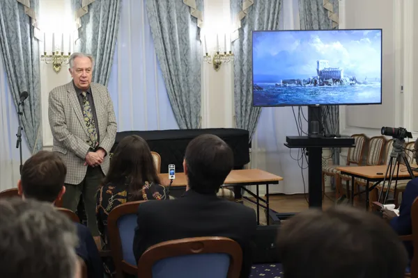 Выступает и.о. ректора Московской консерватории, доктор искусствоведения, профессор Александр Соколов