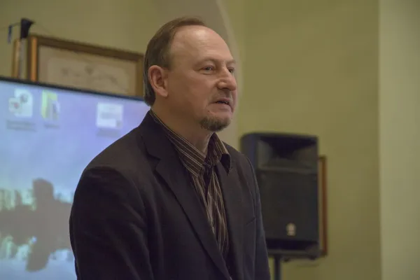 Открытие конференции. Олег Викторович Марченко, доктор философских наук, профессор, заведующий кафедрой гуманитарных наук Московской консерватории